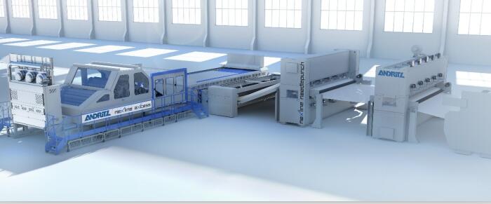安德里茨用于土工布生產的neXline針刺生產線圖片